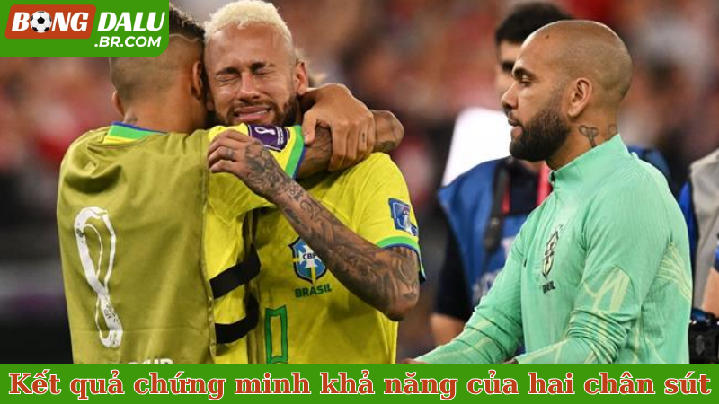 Kết quả thi đấu chứng minh khả năng của hai chân sút