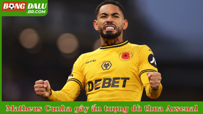 Matheus Cunha vẫn gây ấn tượng mạnh