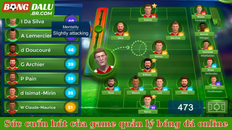 Sức cuốn hút của game quản lý bóng đá online