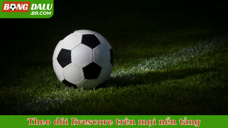 Theo dõi livescore trên mọi nền tảng